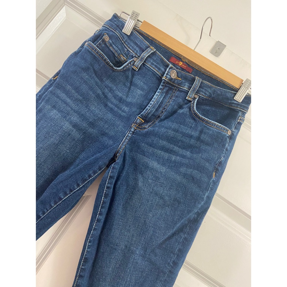 7 For All Mankind Ankle Gwenevere l Jeans Dark Wash 7U002B44-FEA Size 26